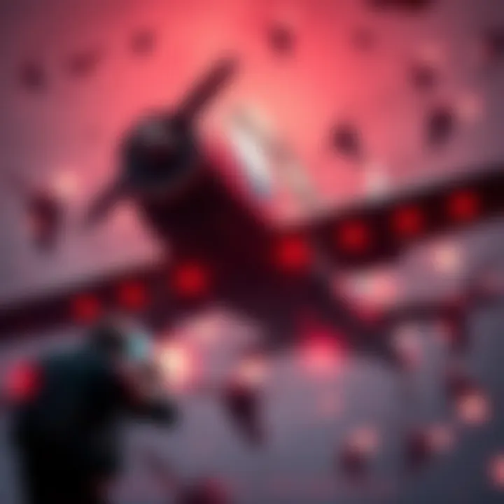 A scene showing a player character dodging attacks from the Plane Boss while using a catapult in Code Veronica