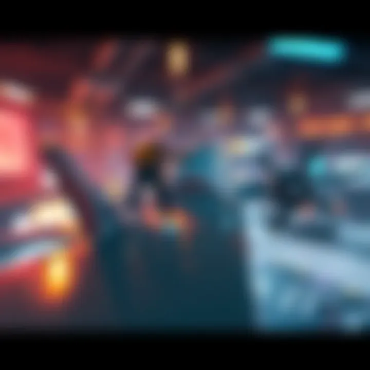 A player character attempting to climb on top of a plane in a virtual game setting.