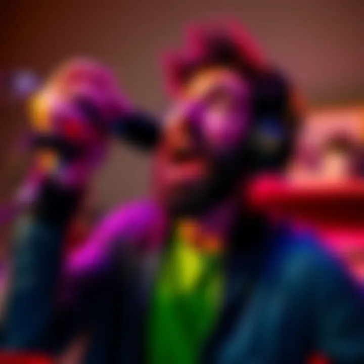 PlaqueBoyMax passionately speaking on a Zoom call with his microphone on, creating a humorous scene as he shares his story.