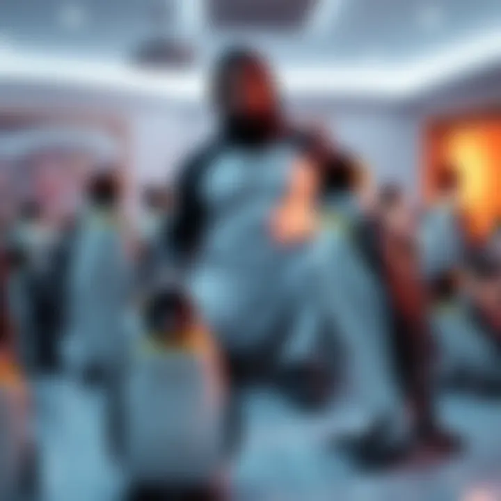 Plaqueboymax sits in a room surrounded by real penguins during the release of Drake's ICEMAN album.