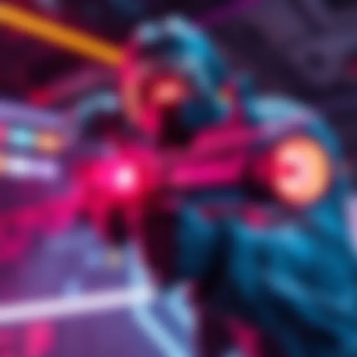 A user operates the Plasma Surge Machine, focusing on a sharpshot bow, showcasing dynamic performance and user engagement.