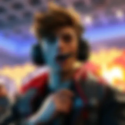 A Platinum 1 player is shown in a battle against 16 top-ranked players, highlighting the pressure and skill of the match. The player looks surprised as they are quickly eliminated by the number 10 ran...