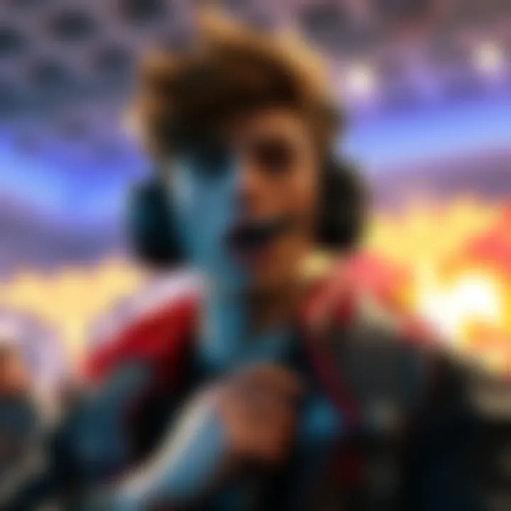 A Platinum 1 player is shown in a battle against 16 top-ranked players, highlighting the pressure and skill of the match. The player looks surprised as they are quickly eliminated by the number 10 ran...