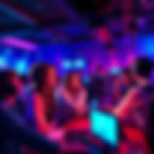 A group of gamers discussing platinum gameplay in a lively forum setting.