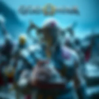 Platinum Trophy in God of War A player holding a shiny platinum trophy, symbolizing their achievement in God of War, with game characters in the background.