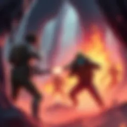 A player takes down another gamer who is distracted while taking pictures in deep root depths, leading to a significant rune gain.