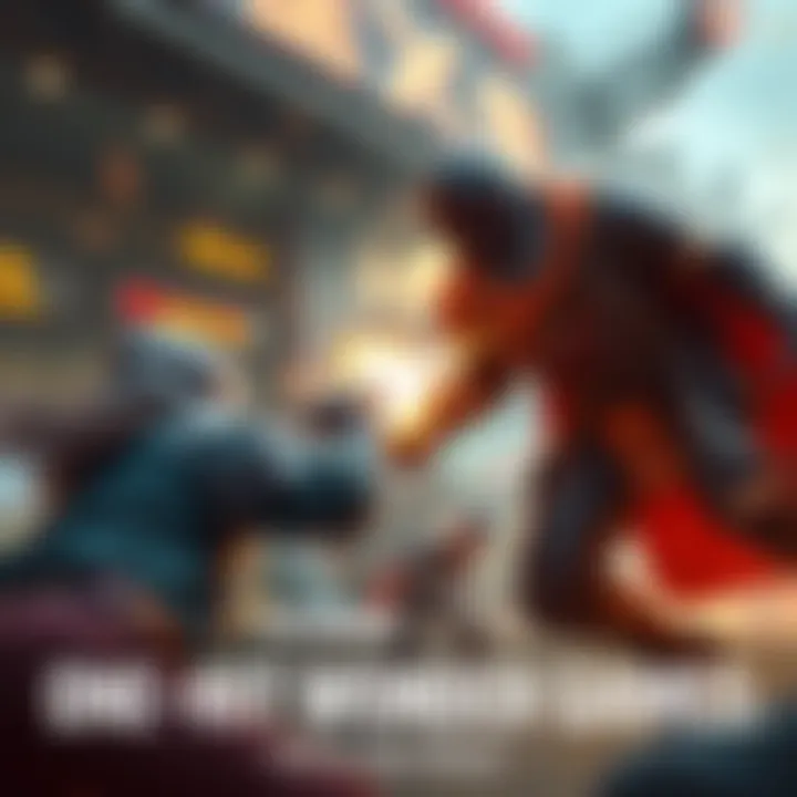 A gamer battles against an enemy character, showcasing intense action in a one-hit wonder game.