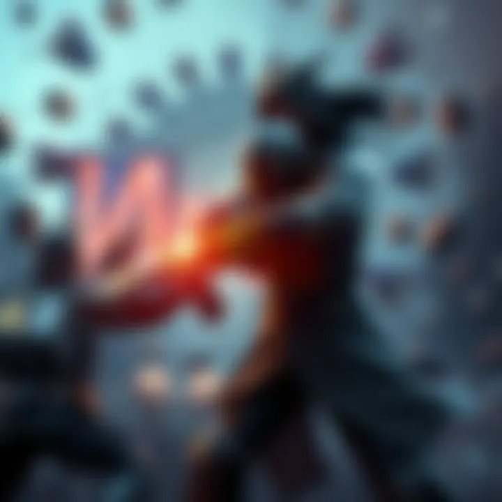 A player engages in combat with a known raider during a chaotic raid, showing the intense PvP action amidst the backdrop of a virtual world.