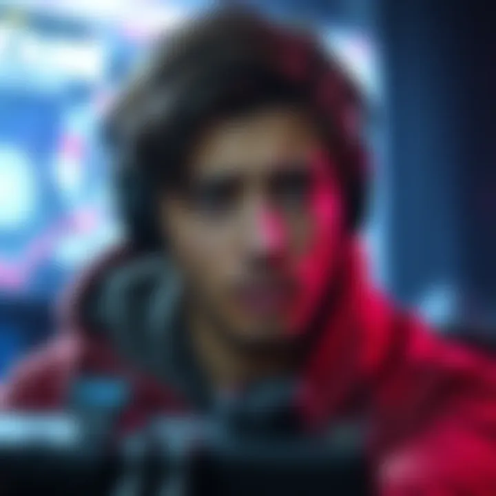 Player feeling betrayed in game trials Frustrated player looking at the screen after a teammate's betrayal during a game trial