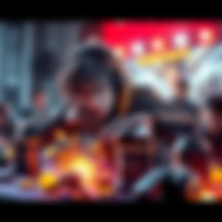 A gamer angrily breaks items in a game over a disagreement, causing frustration among teammates.