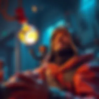 A player in a gaming scene smiles in surprise as a catalyst drops from the Prison of Elders activity