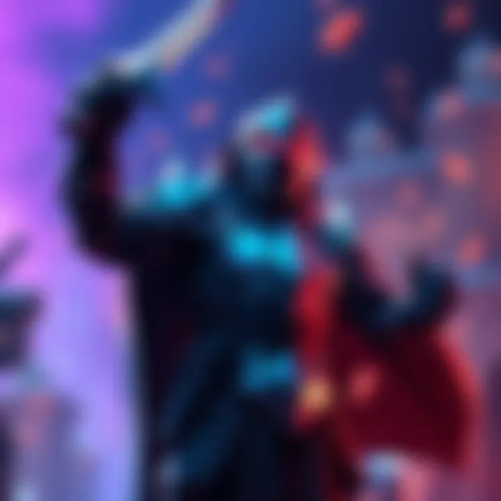 Player Celebrating with Death Knight Character A gamer celebrates their victory with a Death Knight character, showcasing excitement and anticipation for the upcoming game.