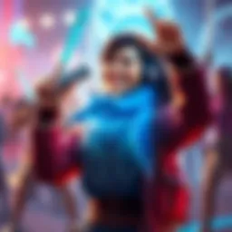 Player celebrating MR 30 achievement A gamer happily celebrating her Mastery Rank 30 achievement in Warframe, surrounded by in-game visuals showcasing her favorite Warframe character and a vibrant background.