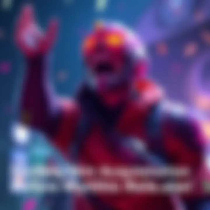 Player showing joy after getting a desired skin just before its mythic version release