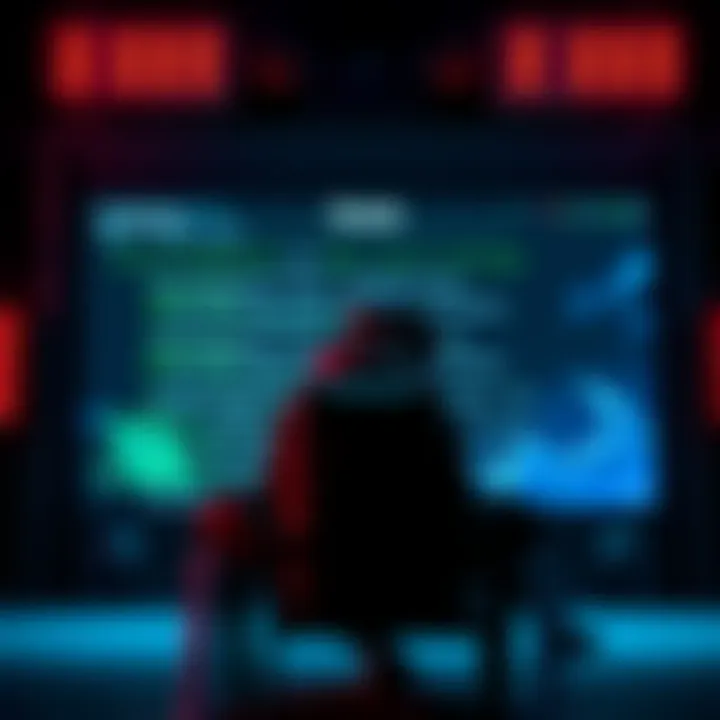 A gamer in front of a screen showing Final Fantasy 7 Remake gameplay, with cheat codes displayed.