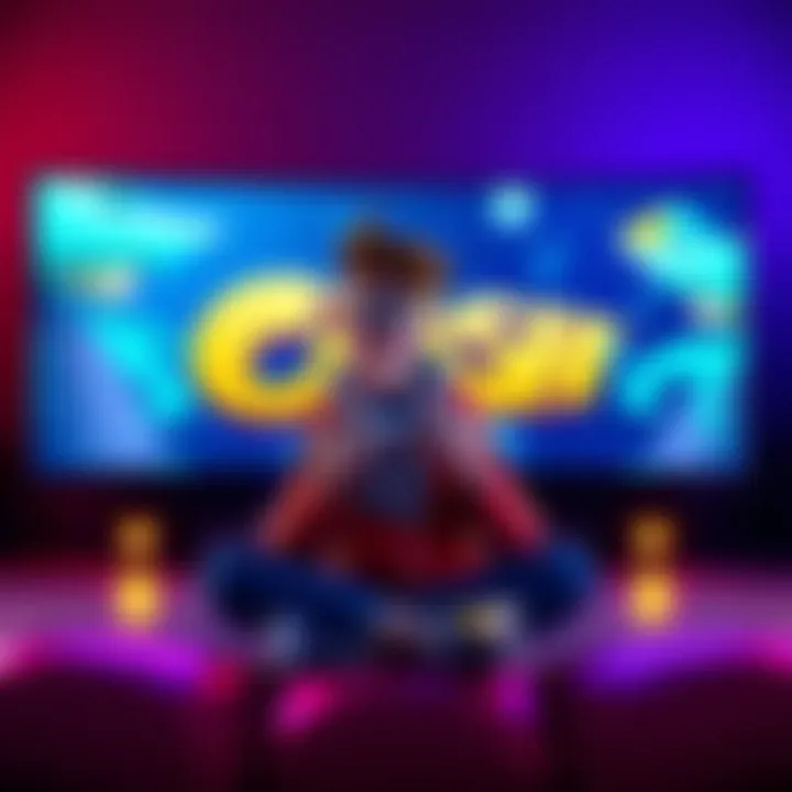 A gamer sits in front of a screen with the Crash series logo, smiling and holding a controller, symbolizing their achievement after a 100-hour playthrough.