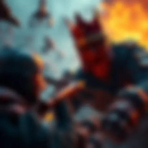 A player in a tense moment as a Rook approaches during a chaotic extraction attempt, showing fear and urgency