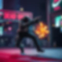 Player executing Dead Hard A skilled gamer performing the Dead Hard maneuver in a video game, showcasing a character dodging an attack with precision.