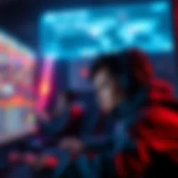 A gamer looking frustrated while playing, with weapon chips displayed on the screen showing low effectiveness in a game.