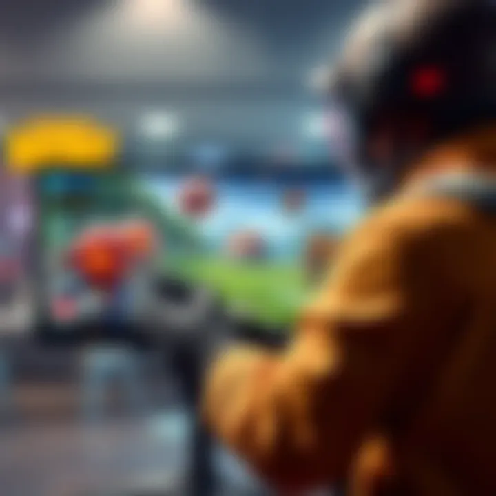 Player executing duplication glitch A gamer performing a duplication glitch in a popular video game, showcasing items duplicating on screen.