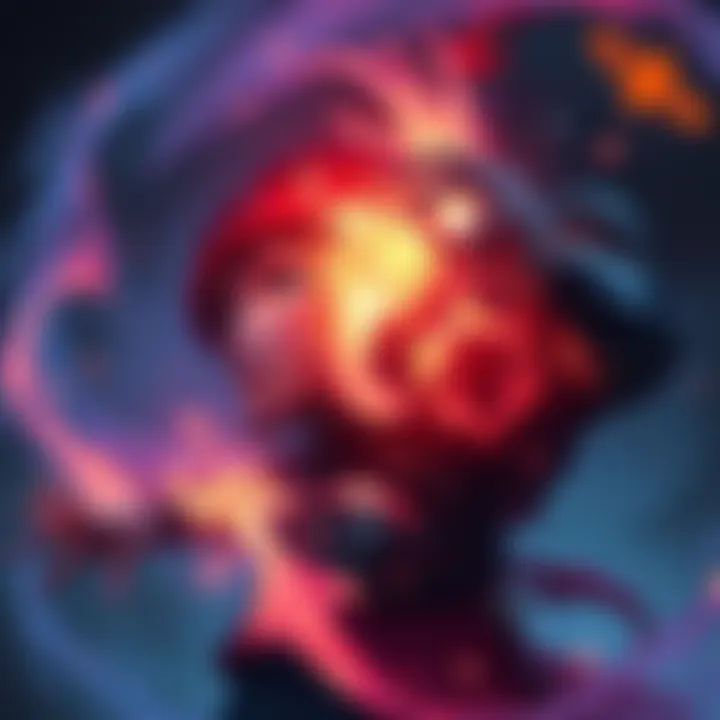 Player Engaging with Arcane Intellect A person in a fantasy setting, using magic with glowing energy around them, representing the concept of Arcane Intellect.