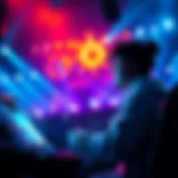A player engaged in Luna, experiencing both challenges and enjoyment with a Battlefield concert backdrop.