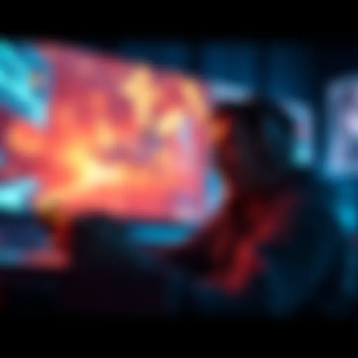 A gamer immersed in playing Titanfall on a console, showing excitement and enjoyment.