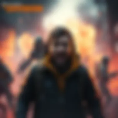 A gamer looks excited and nervous while entering a chaotic zone filled with enemy characters in The Division.