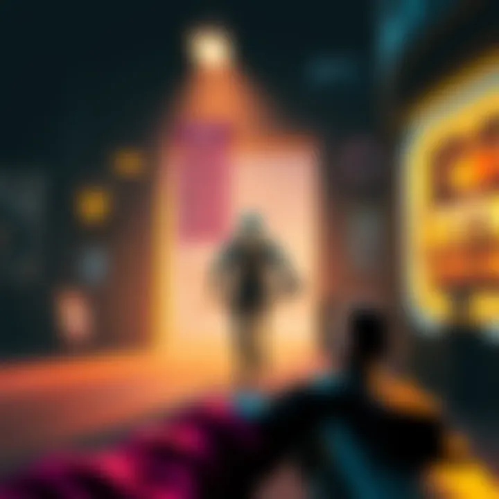 A character quickly leaving a looting menu during gameplay, showcasing improved movement responsiveness.