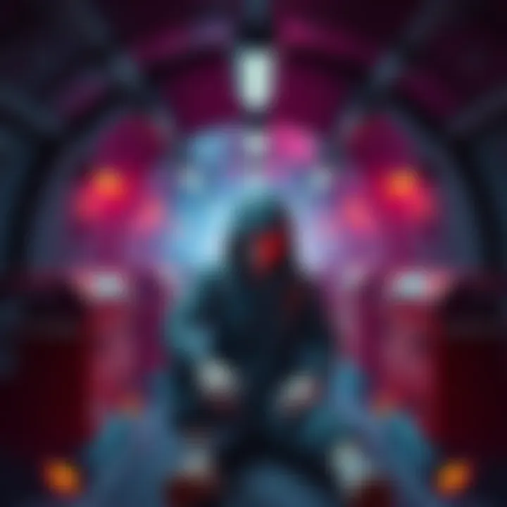 Player facing challenges in game A gamer experiences hard tunnel difficulties while playing as Dustin, surrounded by five generators.