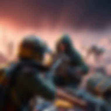 A game character preparing to face a Shredder, equipped with gear and ready for battle, surrounded by expedition materials.