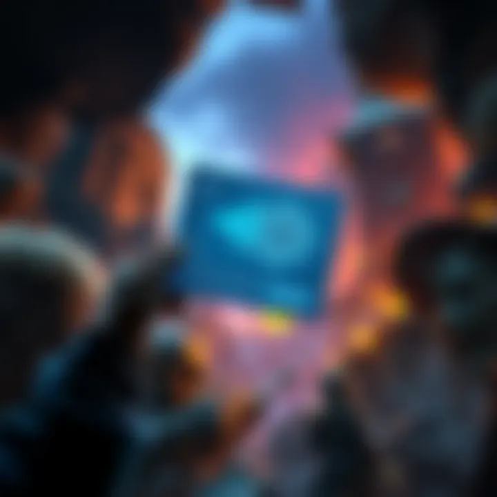 A gamer holding the Tempest Blueprint in a dark, buried city during a night raid