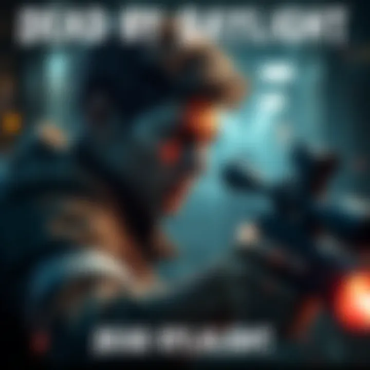 A determined player avoiding distractions during a chase in Dead by Daylight, highlighting the thrill of gameplay strategy.