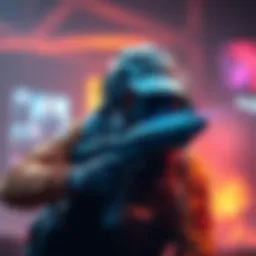 A gamer activating gear immediately after securing a kill in a video game, showcasing strategy and focus during gameplay.