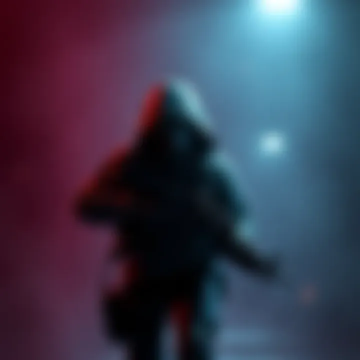 A gamer in tactical gear stealthily moving through a dark environment during Ghost Mode gameplay