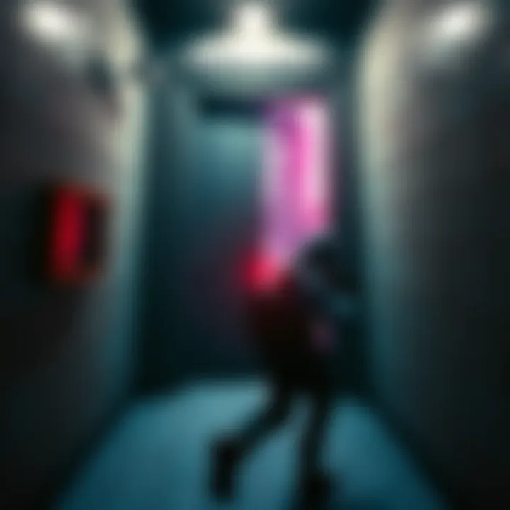 A gamer using a glitch to pass through a door in the game Remnant 2, showcasing strategies and techniques shared in the community.