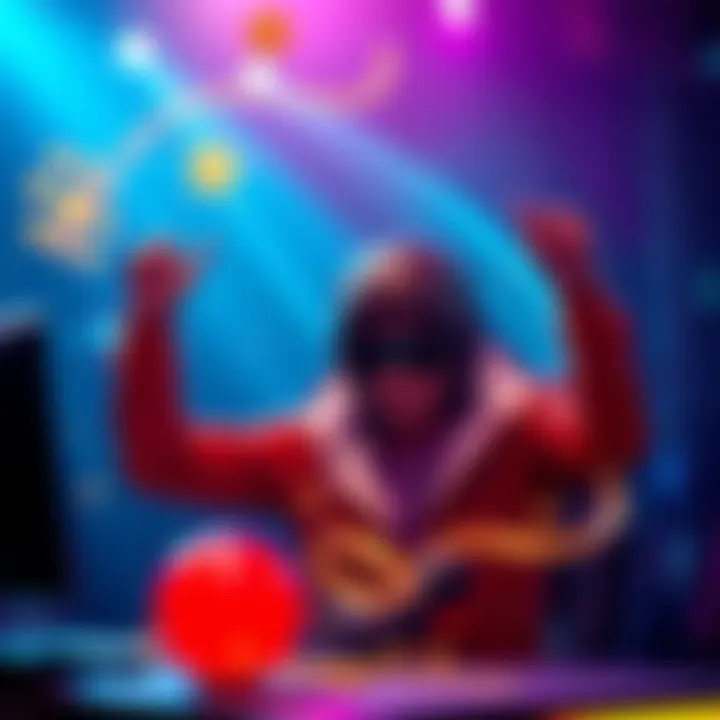 A player celebrating their Grandmaster rank achievement while playing as Ball on console