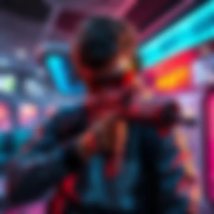 Player in Game Lobby with Aimbot Suspicion A gamer in a competitive lobby displaying precise aim, raising questions of aimbot use.