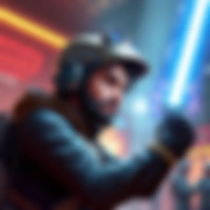 A character in Pre Sequel gaining levels and experience with bright effects around them