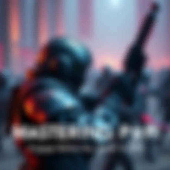 A gamer in armor preparing for battle in a multiplayer game, ready to strike before engaging in conversation with opponents.