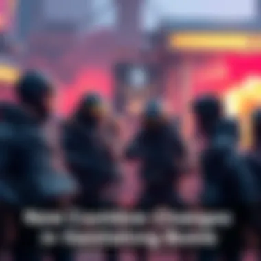 Group of players discussing new cooldown changes for vanishing bomb in a game setting