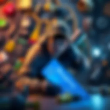 Player searching for Looting MKIII Survivor Blueprint A gamer looking frustrated while searching for the Looting MKIII Survivor Blueprint on a game map, surrounded by various items and locations, highlighting the challenge of finding the blueprint.