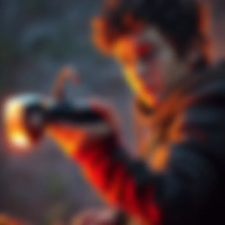 A gamer posts a request for help finding the Iron Wayfarer's Hammer in the game LotF, holding a controller with a determined look