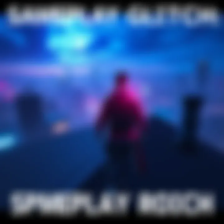 A player character unexpectedly spawns on the roof of a building in a game, illustrating a gameplay glitch.