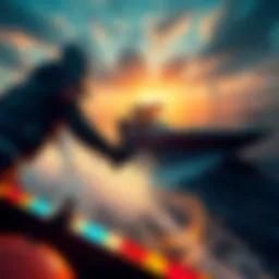 A player attempts to steal a boat while facing challenges in the game SR3.