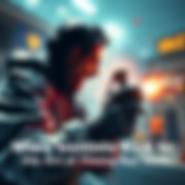 A gamer throwing a grenade in an intense gaming moment, highlighting quick decision-making