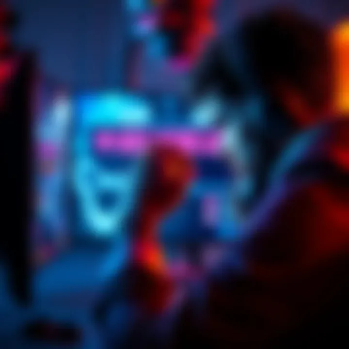 A player looking at a screen with an error message after finishing a game round