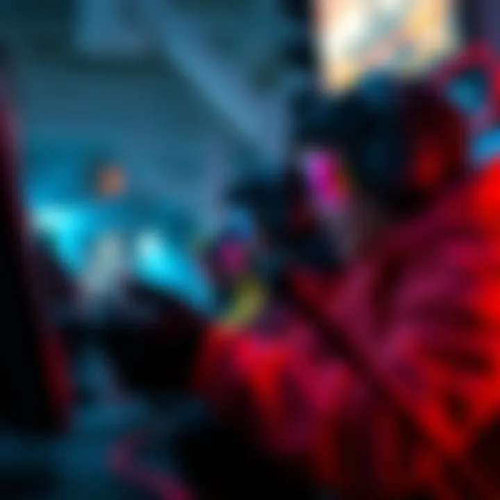 A gamer confidently playing Arc Raiders, focused on the game without worrying about gear loss