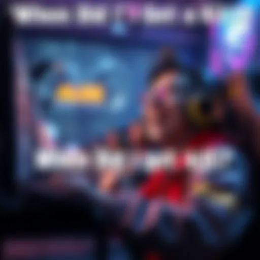 A gamer laughing while asking, 'When did I get a kill?' during an ALGS tournament match, surrounded by intense gaming visuals.