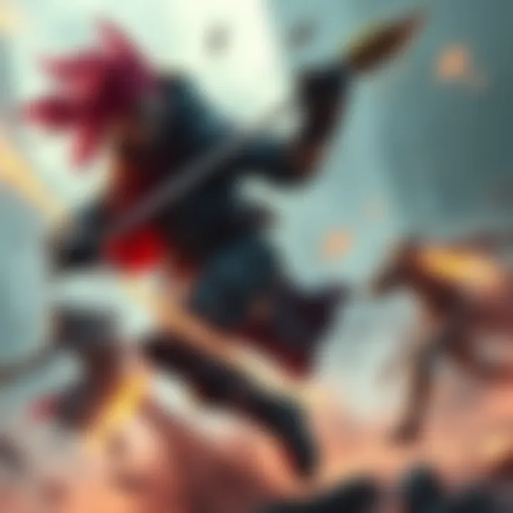 A gamer engaged in combat in Metaphor ReFantazio, showing dynamic action and character movement.